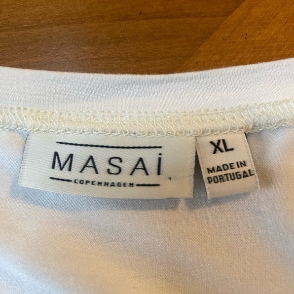 GUC Masai Copenhagen Cream Tank Top Size XL - Picture 4 of 5